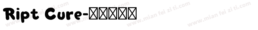 Ript Cure字体转换